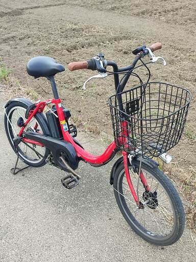 板橋区　引取り限定YAMAHA PAS 電動アシスト自転車 レッド 前カゴ付き 板橋区引取り限定YAMAHA PAS 電動アシスト自転車 レッド 前カゴ付き