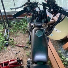 (お話中募集一時停止)tw200 カスタム　実働　書類あり　倉庫整理のための画像