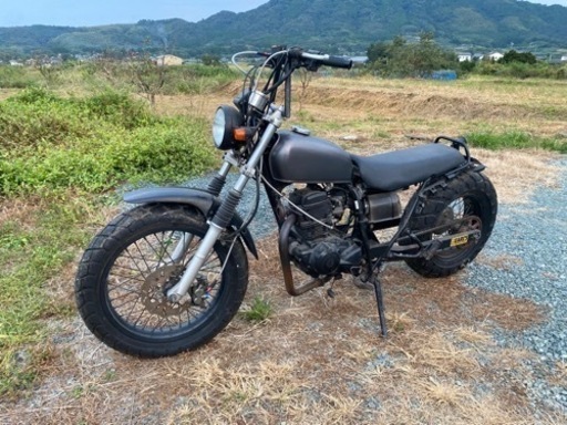 (お話中募集一時停止)tw200 カスタム　実働　書類あり　倉庫整理のため