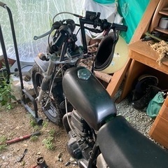 (お話中募集一時停止)tw200 カスタム　実働　書類あり　倉庫整理のための画像