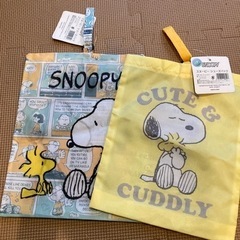 シューズバック スヌーピー 2枚 新品未使用の画像