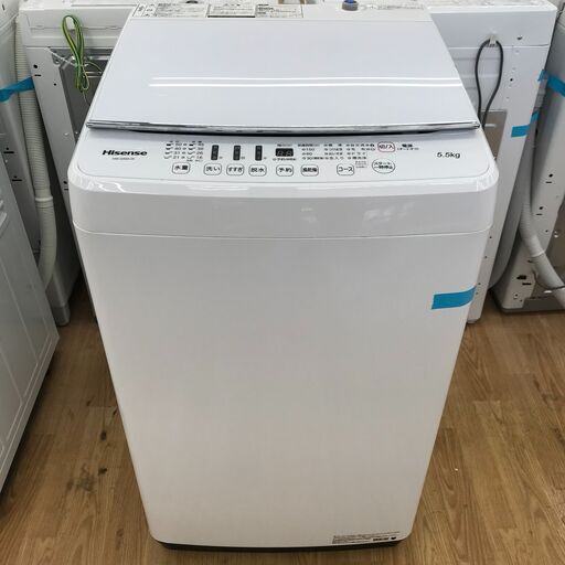 ★ジモティ割あり★ Hisense 洗濯機 5.5kg 年式2019 動作確認／クリーニング済み KJ3212