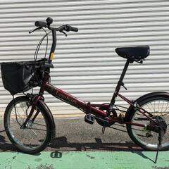 6段変速 折りたたみ自転車（美品）