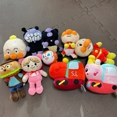 9体まとめて　アンパンマン　ぬいぐるみ　