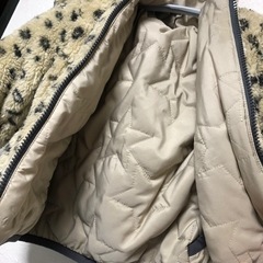 リバーシブルボアジャケット　100cmの画像