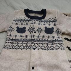 【新品】ベビー服70　裏起毛2枚セットの画像