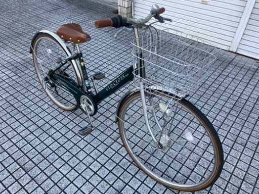 【27インチ自転車】美品❗️6段変速　LEDオートライト付　使用少ない❗️鍵新品❗️スペアキーあり　若林自転車　膳所店　SALE中❗️
