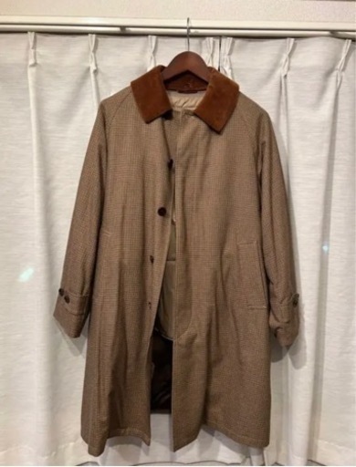 スティーブンアラン　チェック　コート  3WY BAL COLLAR COAT