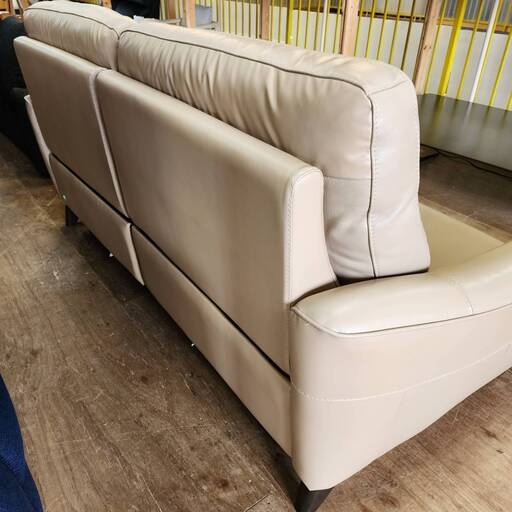 【愛品倶楽部柏店】ニトリ 2人用両電動本革リクライニングソファ アネーロ 厚革タイプ