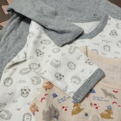 【80サイズ】ベビー冬物肌着3枚セットの画像