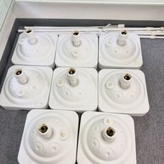 【値下げしました！】　タンク式ポール+注水台セット　8個