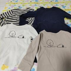 6枚まとめ売り キッズロングTシャツの画像