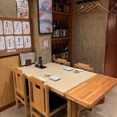 オフィス街の和風居酒屋ホールスタッフの画像