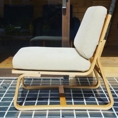 無印　1人掛け　ソファ　チェア 無印良品 MUJI オーク材 リビングでもダイニングでもつかえる