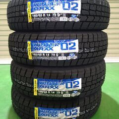 ●処分特価　新品２０２４年製　ダンロップ　WINTER MANN　WM02　165/65R14　4本セット●作業工賃込み●