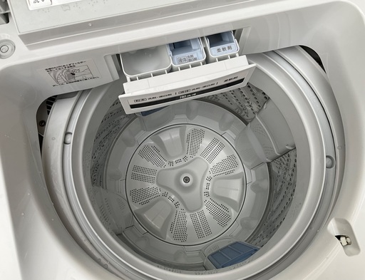 【RKGSE-065】特価！Panasonic/7kg全自動洗濯機/NA-FA70H6/中古/2019年製/当社より近隣地域無料配達