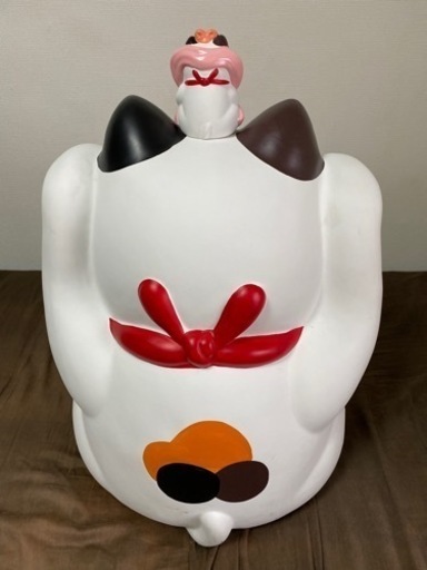 薬師窯(yakushigama) 錦彩七福神招き猫(20号) 高さ60 cm