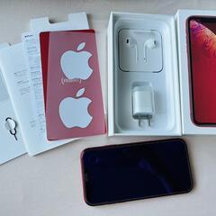 iPhone xr 128ＧＢ(箱付き) Apple iPhone XR RED 128G本体(箱付き) 携帯電話本体
