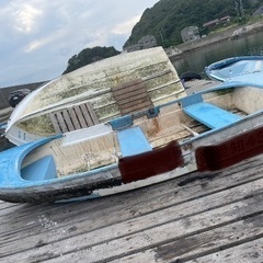 釣船　二人乗り　ボート　