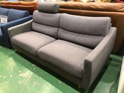 【愛品館八千代店】ニトリ　3人用布張りソファ　NポケットA4R