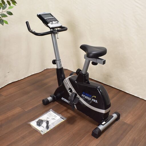 【ヤ取終了12/13】≪yt906ジ≫ ALINCO/アルインコ プログラムバイク AFB6213 エアロバイク フィットネス器具 簡易動作確認済 現状品 50817-04