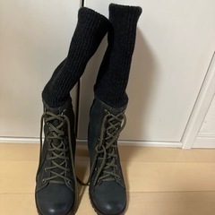 ニットブーツの画像