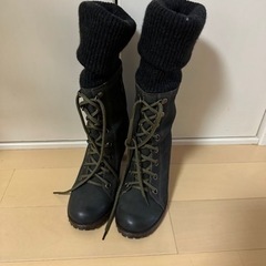 ニットブーツ