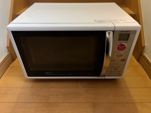 一時受付終了 2016年製 SHARP オーブンレンジ【RE-180KS-W】200、500W トースターグリル 自動メニュー