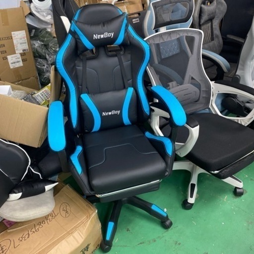 新品　オットマン付き　ゲーミングチェア