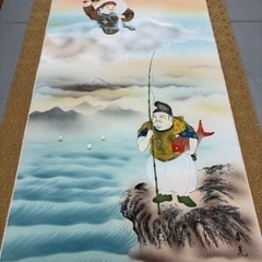 I351 🌈　美品♪　春光：作　「大黒天・恵比寿」 ⭐の画像