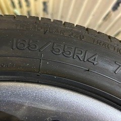 売却済み　ナンカン165-5514 タイヤ４本セットの画像