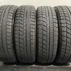 【BS BLIZZAK VRX 155/65R14】スタッドレス【ダイハツ LA350S ミライース 純正ホイール 14インチ 4.5J4HPCD100+45】バリ溝　(MTQ82)