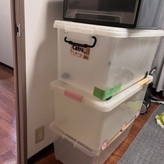 深型衣装ケース　４個まとめて