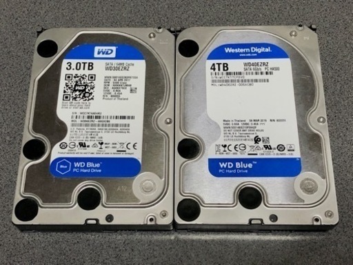 HDD 4TB 3TB ハードディスク Western Digital