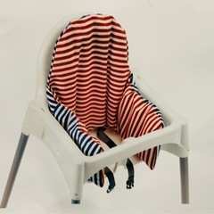 最終値下げ　IKEA  ベビーチェア用　クッションとカバー　未使用