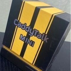 (新品　距離計-相談可能)キャディトークミニ(ブラック/ケース付き)の画像
