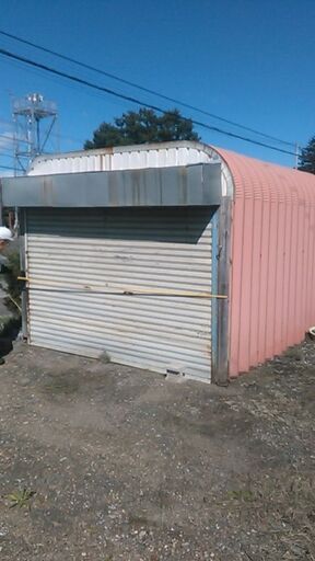 話中　決まりそうです　古い車庫　　自分で運べる方限定