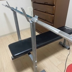 ベンチプレス台　プレート合計85キロ
