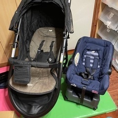 【ご商談中】※最終値下げ　10/31 まで　joie トラベルシステム　チャイルドシート　ベース　ベビーカー　セット