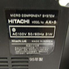 日立カセットデッキの画像