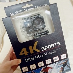 "新品"4K 防水　広角アクションカメラ