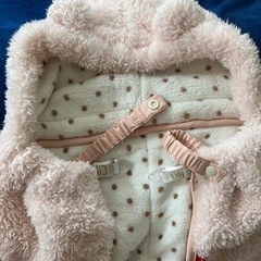 ベビーの防寒アイテムに★　抱っこ紐　防寒ケープの画像