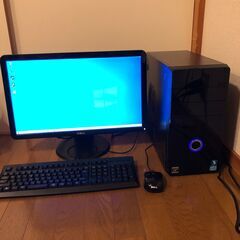 ライトゲーミングパソコン/GTX960/Core i7-2600/メモリ8GB/SATA SSD 250GB/Windows10/Wi-Fi/管理38の画像