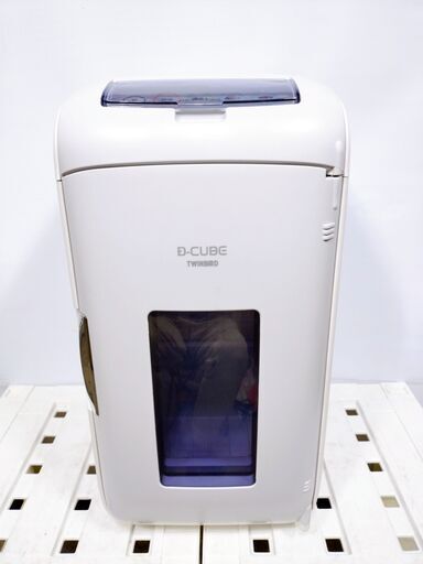 TWINBIRD 2電源式ポータブル電子適温ボックス D-CUBE HR-DB07GY