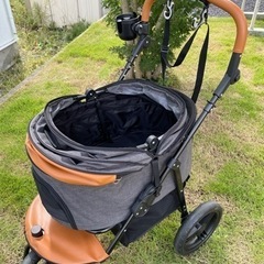 ペットカート　3輪　ペット用バギー　折りたたみの画像