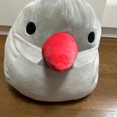 もっちり文鳥　ぬいぐるみ　XL