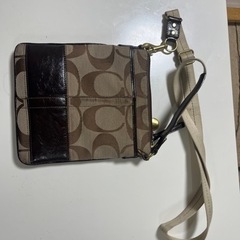 coachショルダーバッグの画像