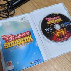 任天堂Ｗｉｉ　カラオケJOYSOUND　Wii　スーパーデラックス　マイクセットの画像