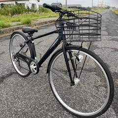前橋市内引渡し】自転車27インチ カゴ/鍵/ライト付き 都内⁄千葉引取】街