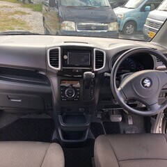 総額15.0万円★車検R6年1月★ナビDVD視聴★Pスラ★スマキーPスタート★スズキ ソリオ X(MA15S)1200cc 14.8万キロ 平成25年式 シルバーの画像